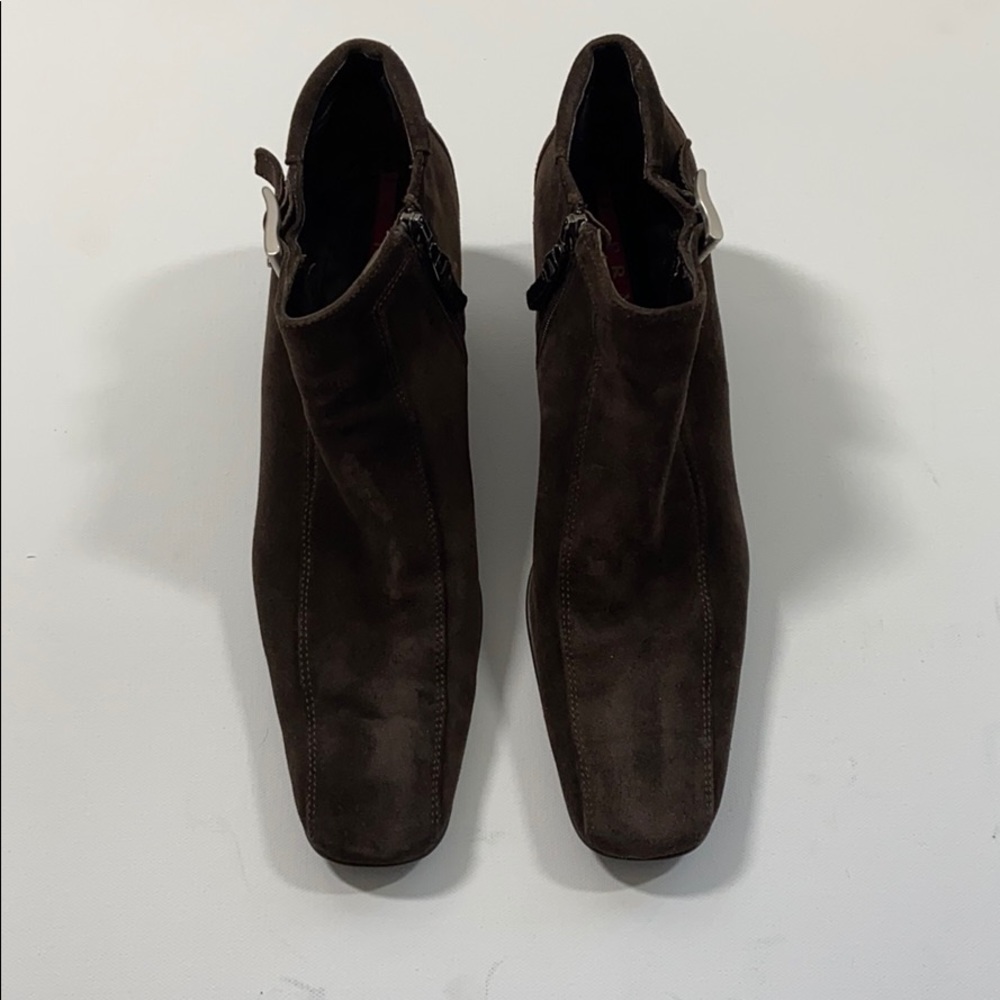 PRADA - Dark Brown Ankle Boots